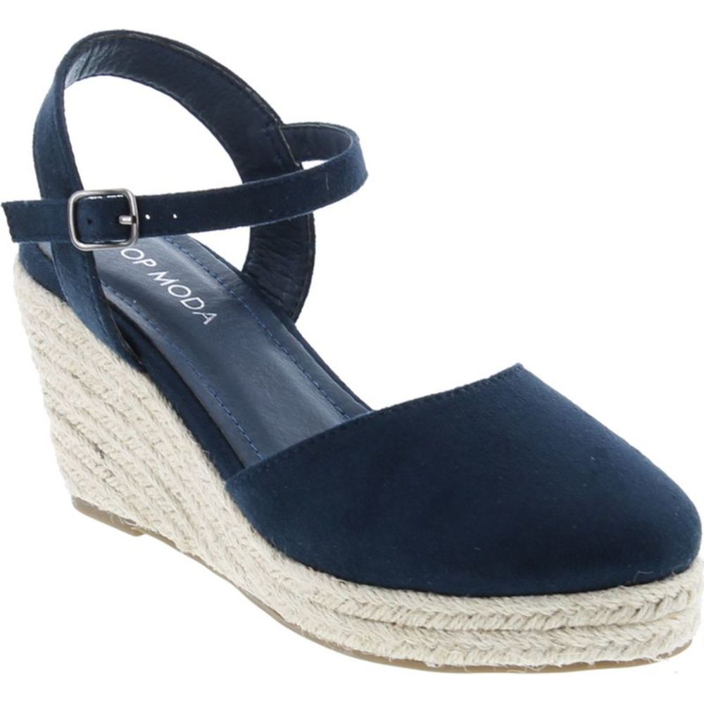 TOP Moda Wishing-5 Navy Womens sandals 8.5 NEW